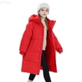 thumbnail image 1 of LYHao Girls Long Down Coat Warm Winter Jacket With Fill For Kids And Youth Insulated Outerwear For Cold Weather Girls Down Coats,Sizes 6-7 Years, 1 of 7