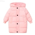 thumbnail image 1 of LYHao Girls Long Down Coat Warm Winter Jacket With Insulation For Cold Weather Outdoor Activities Girls Down Coats,Sizes 3-4 Years, 1 of 5