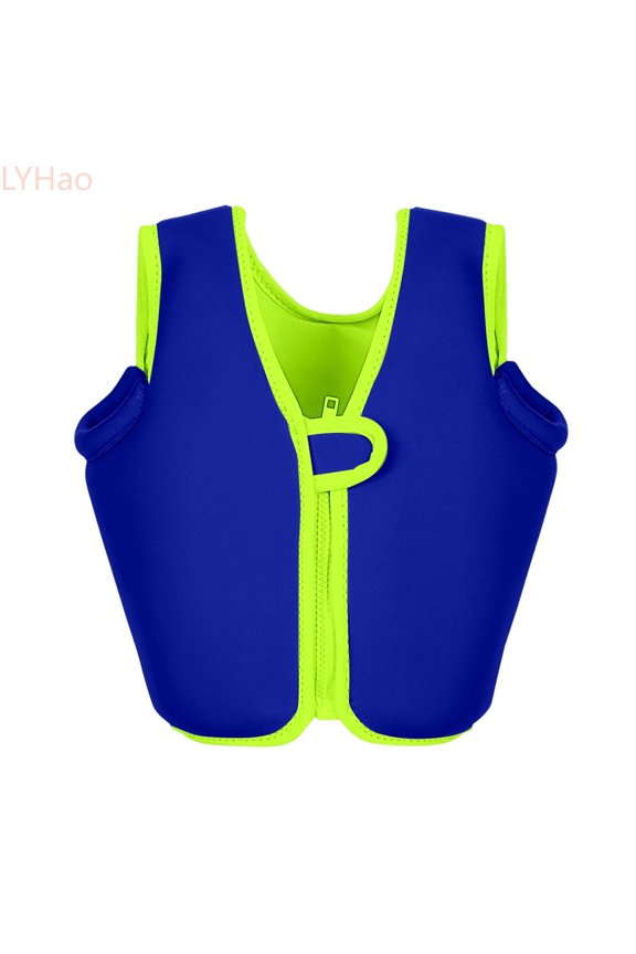 Girls Swim Vest Kids Flotation Device Foam Life Jacket For Outdoor Swimming Water,2 Piece Bikini Swimsuit 3-4 Years Blue