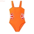 thumbnail image 1 of LYHao Girls Swimsuit Adjustable Straps Out Bathing Suit Girls' Swimwear,One-Piece Swimwear 11-12 Years Red, 1 of 6