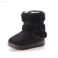 thumbnail image 1 of LYHao Girls Winter Lined Boots Warm Comfortable Zipper Ankle Booties Casual School Boots for Toddler/Little/Big Kids ,Girls Boots Sizes 12.5 Black(6-7 Years), 1 of 6