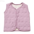 thumbnail image 1 of LYHao Insulated Warm Vest For Kids With Trim Detailing Cozy Layering Piece For Girls And Boys Toddler Sleeveless Jacket Girls Jacket Coat,Sizes 6-7 Years, 1 of 7