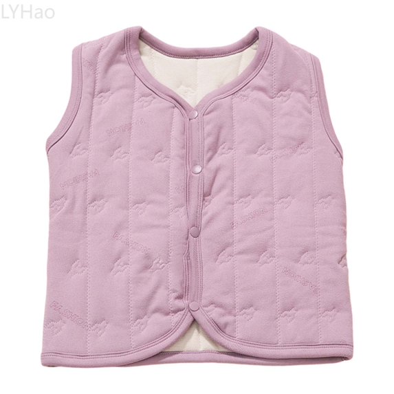 LYHao Insulated Warm Vest For Kids With Trim Detailing Cozy Layering Piece For Girls And Boys Toddler Sleeveless Jacket Girls Jacket Coat,Sizes 6-7 Years