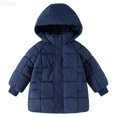 thumbnail image 1 of LYHao Kids Long Winter Coat Warm Hooded Outerwear For Boys And Girls Insulated Quilted Jacket For Cold Weather 3 12 Years Boys Jacket Coats,Sizes 3-4 Years, 1 of 7