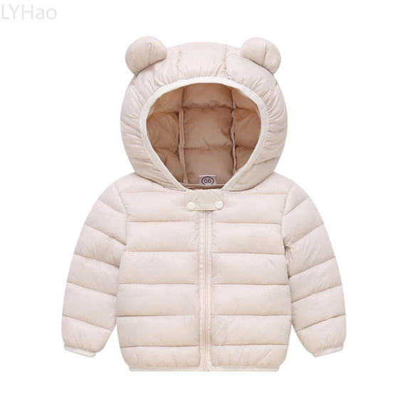LYHao Lightweight Warm Quilted Padded Jacket For Boys Girls Kids Winter Thermal Cozy Outerwear Windproof Cold Weather Coat Boys Jacket Coats,Sizes 2-3 Years