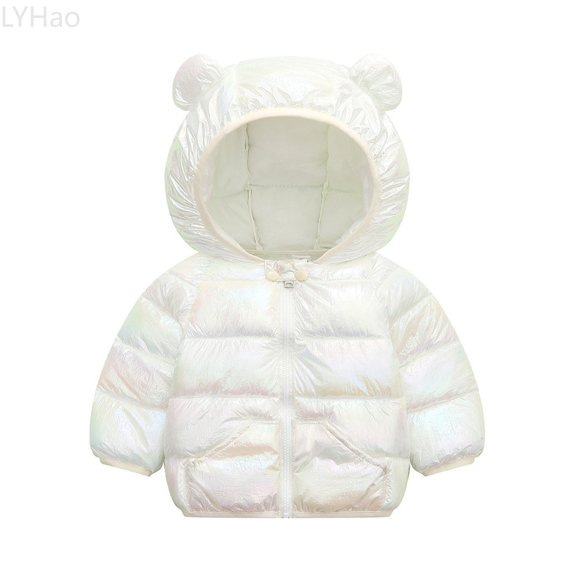 LYHao Toddler Boys Girls Winter Coat Hooded Jacket Wear Windproof Zipper Warm Outwear Girls Jacket Coat,Sizes 12-18 Months