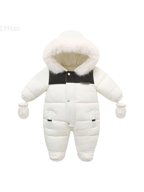 Winter Collar Romper/Romper For Children (6 Months To 2 Years Old) Boys Outerwear Coats,Sizes 9-12 Months