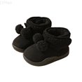 thumbnail image 1 of LYHao Winter Warm Snow Boots For Girls Cold Weather Outdoor Thermal Insulated Soft Sole Non Toddler Shoes Suitable For 18 Months To 4.5 Years Old ,Girls Boots Sizes 7 Black(18-24 Months), 1 of 5
