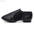 thumbnail image 1 of LYHaoo Azz Shoes For Girls And Boys PU Leather Slip On Jazz Dance Shoes (Toddler/Little Kid/Big Kid) Sizes 3 Bid Kid Black(11-11.5 Years), 1 of 6