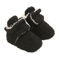 thumbnail image 1 of LYHaoo Baby Boy Girl Boots Shoes Winter Snow Bowknot Soft Sole Warm Toddler Prewalker Booties Sizes 5 Black(Toddler), 1 of 4