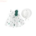 thumbnail image 1 of LYHaoo Baby Girl Tutu Dress Summer Sleeveless Backless Birthday Party Dresses Flower Bow Sunress With Straw Hat Set,Vintage Girls Dress Sizes 3-4 Years Green, 1 of 4