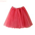 thumbnail image 1 of LYHaoo Baby Girls Soft Fluffy Tutu Skirt Toddler Party Carnival Girl Mesh Tutu Soild Dance Princess Skirt,Princess Dresses for Girls Sizes 5-10 Years Red, 1 of 3