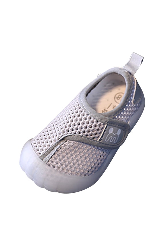 Baby Mesh Slip On Shoes For Spring And Summer Sizes 3 Gray(Toddler)