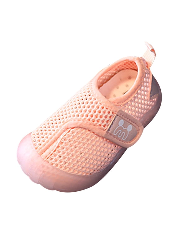 Baby Mesh Slip On Shoes For Spring And Summer Sizes 3 Pink(Toddler)