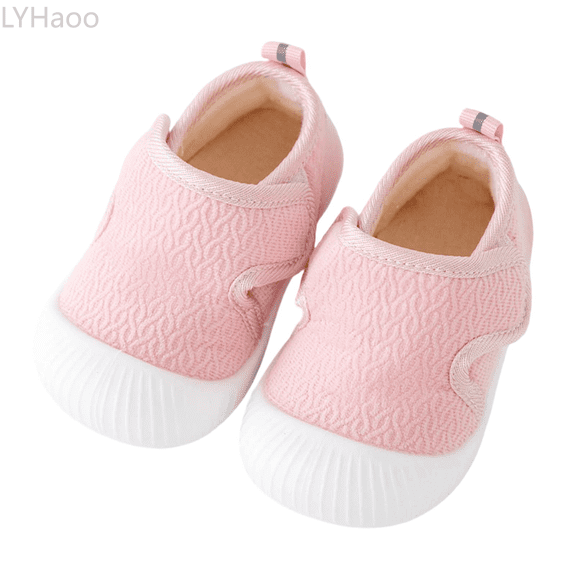 LYHaoo Baby Sneakers For And Toddlers First Walking Shoes Soft Sole Breathable Comfortable Lightweight Unisex Casual Footwear Sizes 5.5 Toddler Pink(3-6 Months)