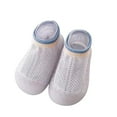 thumbnail image 1 of LYHaoo Baby Sneakers Soft Sole Breathable Mesh First Shoes For Infants Toddlers Indoor Outdoor Lightweight Comfortable Sizes 8.5 Gray(Little Kid), 1 of 3