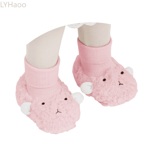 LYHaoo Baby Sneakers Winter Warm Soft Sole Walking Shoes For 0 2 Years Old Boys Girls Toddler First With Sizes 4.5 Toddler Pink(0-6 Months)