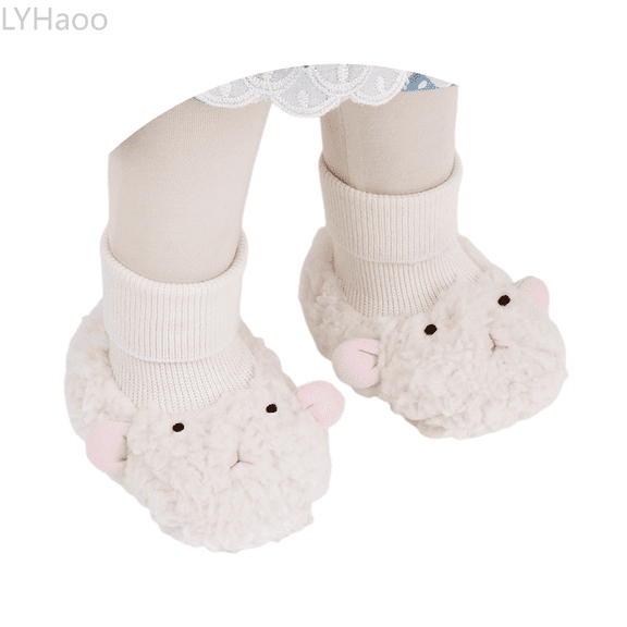 LYHaoo Baby Sneakers Winter Warm Soft Sole Walking Shoes For 0 2 Years Old Boys Girls Toddler First With Sizes 5 Toddler White(6-12 Months)