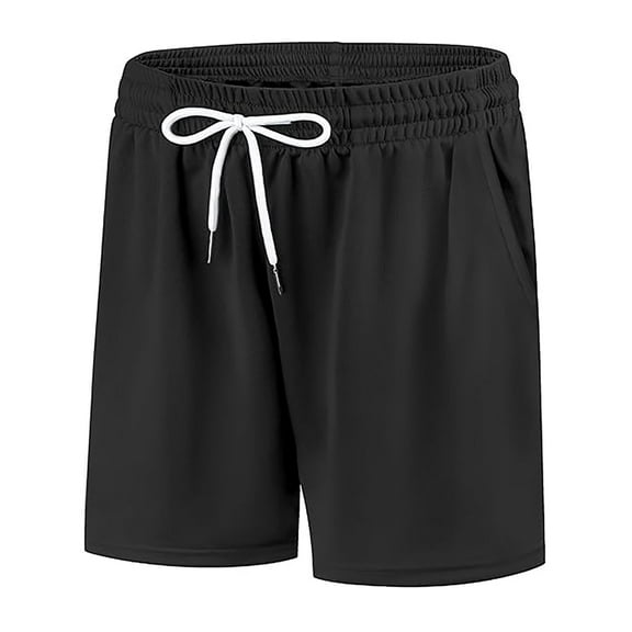 LYHaoo Boys Athletic Shorts For Active Kids Comfortable Casual Outdoor Play Breathable Summer Shorts With Pockets For Ages 4 13 Comfy Shorts Sizes 4-5 Years Black