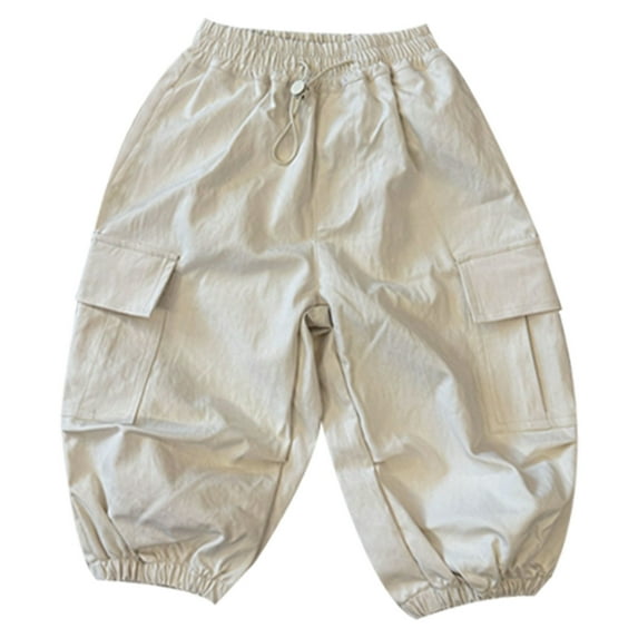 LYHaoo Boys Cargo Shorts For Toddler Kids Casual Summer Wear Comfortable Breathable Outdoor Play Active Short Pants For Boys Age 2 12 Trendy Kid Shorts Sizes 10-11 Years Beige