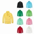 thumbnail image 1 of LYHaoo Boys Collared Shirts,School Shirt With Long Sleeves For Boys And Girls,Sizes 8-9 Years, 1 of 5