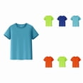 thumbnail image 1 of LYHaoo Boys Cute Tops Tees,Short Sleeve Summer Crew Neck Basic Tops for Boys,Sizes 2-3 Years, 1 of 6