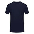 thumbnail image 1 of LYHaoo Boys Lightweight T Shirt Breathable Wicking Summer Cool Short Sleeve Top For Kids Comfortable Active Wear Comfort Stretch Sizes 3-4 Years Blue, 1 of 4