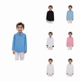 thumbnail image 1 of LYHaoo Boys School Uniform Shirts,Boys' Long Sleeve Solid Button Down Casual Long Sleeves Dress Shirts,Sizes 3-4 Years, 1 of 5
