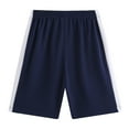 thumbnail image 1 of LYHaoo Boys Shorts Athletic Training Basketball Shorts For Kids Comfortable Stretch Elastic Waist Casual Outdoor Play Summer Wear Sizes 11-12 Years Blue, 1 of 4