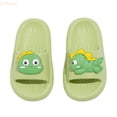 thumbnail image 1 of LYHaoo Boys Slippers Comfortable Footwear For Home And Outdoor Activities With Dinosaur Print Suitable For Ages 2 12 Soft And Durable EVA Material Sizes 1 Big Kid 9-9.5 Years, 1 of 7