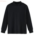 thumbnail image 1 of LYHaoo Boys Thermal Long Sleeve Shirt Mid Neck Top Soft Comfortable Kids Base Layer Warm Undershirt For Toddlers And Children All Season Casual Wear Casual Shirts,Sizes 2-3 Years, 1 of 4