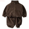 thumbnail image 1 of LYHaoo Boys Winter Outfits Tracksuit Set Casual Zip Up Jacket And Pants Toddler Clothes For 1 6 Years Old Comfortable Playwear Boys Pant Sets Sizes (3-4 Years), 1 of 7