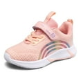 thumbnail image 1 of LYHaoo Children's Fashion Mesh Lace Up Sneakers Color Matching Casual Comfortable Running Shoes Sizes 12.5 Pink(Little Kid), 1 of 6
