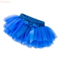 thumbnail image 1 of LYHaoo Children's Summer Skirts For Girls Half Length Skirts For Babies Tutu Skirts Baby Bottom Pants Festival Short Skirts For Children 0 24 Months.，Casual Floral Dresses Sizes 6-12 Months Blue, 1 of 5