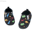 thumbnail image 1 of LYHaoo Classic Baby Sneakers With Cartoon Print For Walking And Rubber Sole Lightweight Canvas Shoes For Toddlers And Infants Sizes 4 Toddler Black(0-6 Months), 1 of 6