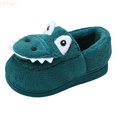 thumbnail image 1 of LYHaoo Fashion Cute Autumn And Winter Boys And Girls Slippers Flat Bottom Lightweight Soft And Comfortable Warm Solid Color Cartoon Animal Shape Sizes 6 Toddler 18-24 Months, 1 of 5