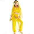 thumbnail image 1 of LYHaoo Girl 2 Piece Outfits Handmade Children Girl Belly Dance Kids Belly Dancing Dance Cloth Sizes 10-13 Years(Yellow), 1 of 4