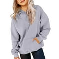 thumbnail image 1 of LYHaoo Girl's Hoodie Long Sleeve Soft Sweatshirt Graphic Hoody Kids Cute Pullovers Top Clothes For Girls And Boys Pullover Sweatshirt Sizes 3-4 Years Gray, 1 of 5