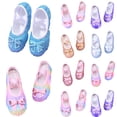 thumbnail image 1 of LYHaoo Girls Ballet Dance Shoes Soft Toe Practice Party School Performance Ballet Flats,Purple,Sizes 16(8.66") Big Kid, 1 of 7