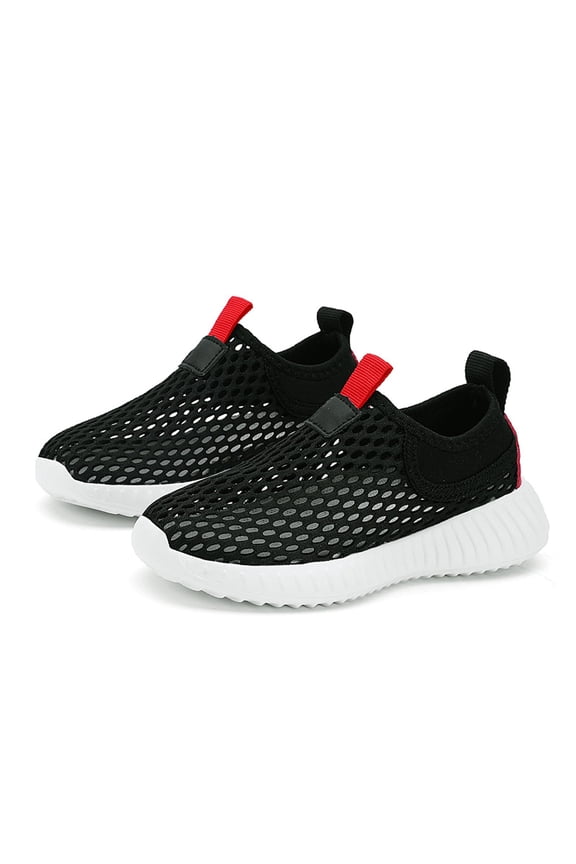 Girls Breathable Mesh Sneakers For Everyday Wear Lightweight Comfortable Sports Shoes For Kids Outdoor Activities Casual Walking Running Sizes 11.5 Clear(Little Kid)