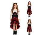 thumbnail image 1 of LYHaoo Girls Child Outfits For Halloween Medieval Outfit For Girls Seafaring Adventure Dress,Dress Up Outfits(8-9 Years), 1 of 7