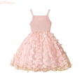 thumbnail image 1 of LYHaoo Girls Dresses Casual Summer Dress For Toddlers 1 5 Years Comfortable Playwear Daily Wear Soft Breathable Outfit,Dresses for School Casual Sizes 3-4 Years Pink, 1 of 6