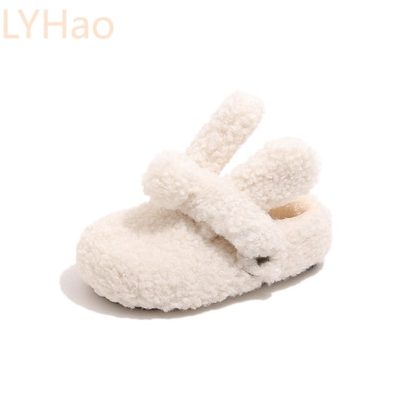 LYHaoo Girls Fleece Lined Winter Clogs Slip On Shoes With Soft Comfort Footbed For Indoor Outdoor Cozy Wear Sizes 9 Little Kid 3-3.5 Years