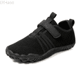thumbnail image 1 of LYHaoo Girls Outdoor Hiking Sneakers Sports Shoes For Kids Lightweight Traction Shoes For Ages 5 14 Sizes 12 Little Kid Black(5.5-6 Years), 1 of 6