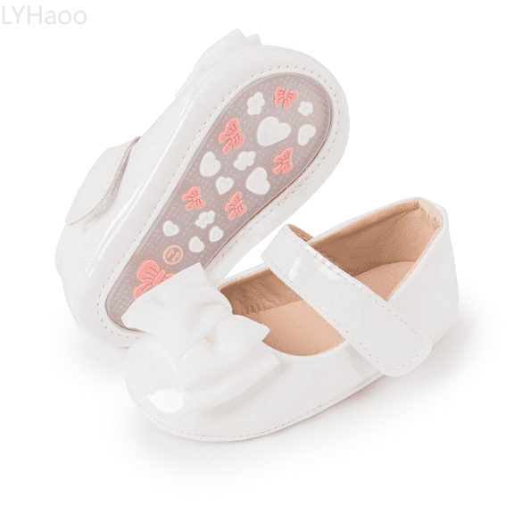 LYHaoo Girls Sandals And Autumn Baby Sandals With Bow For Toddlers Sole Ideal For Learning To Walk And Play Sizes 4 Toddlers(0-6 Months)