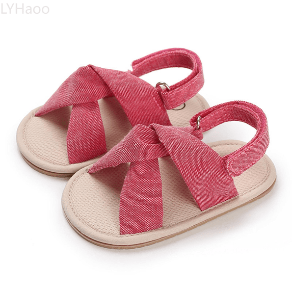 LYHaoo Girls Sandals Baby Girls Sandals Summer Shoes Outdoor First Waler Toddler Girls Shoes For Summer Sizes 4 Toddlers(0-6 Months)