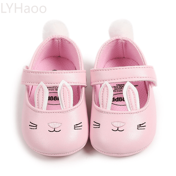 LYHaoo Girls Sandals Baby Sandals For Girls Soft Sole Infant Walking Shoes Breathable Comfortable Toddler First Lightweight Summer Casual Bunny Design Sizes 5 Toddlers(6-12 Months)