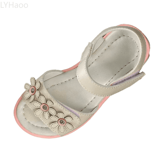 LYHaoo Girls Sandals Breathable Girls Sandals For Toddler Kids Lightweight Comfortable Casual Outdoor Play Shoes For Ages 1 10 Years Sizes 11 Little Kid(4-4.5 Years)