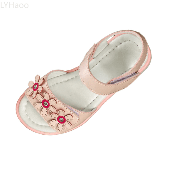 LYHaoo Girls Sandals Breathable Girls Sandals For Toddler Kids Lightweight Comfortable Casual Outdoor Play Shoes For Ages 1 10 Years Sizes 12 Little Kid(5.5-6 Years)