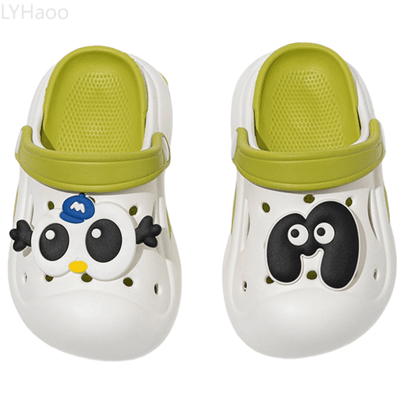 LYHaoo Girls Sandals Children's Shoes Summer New EVA Outer Wear Cartoon Cute Baby Toe Slippers For Boys And Girls Sizes 9.5 Little Kid(3.5-4 Years)